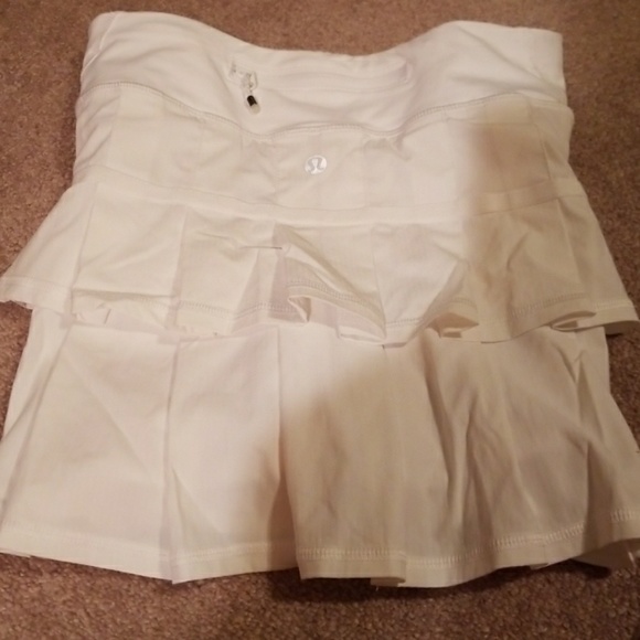 lululemon athletica Pants - LULULEMON white tennis Skort